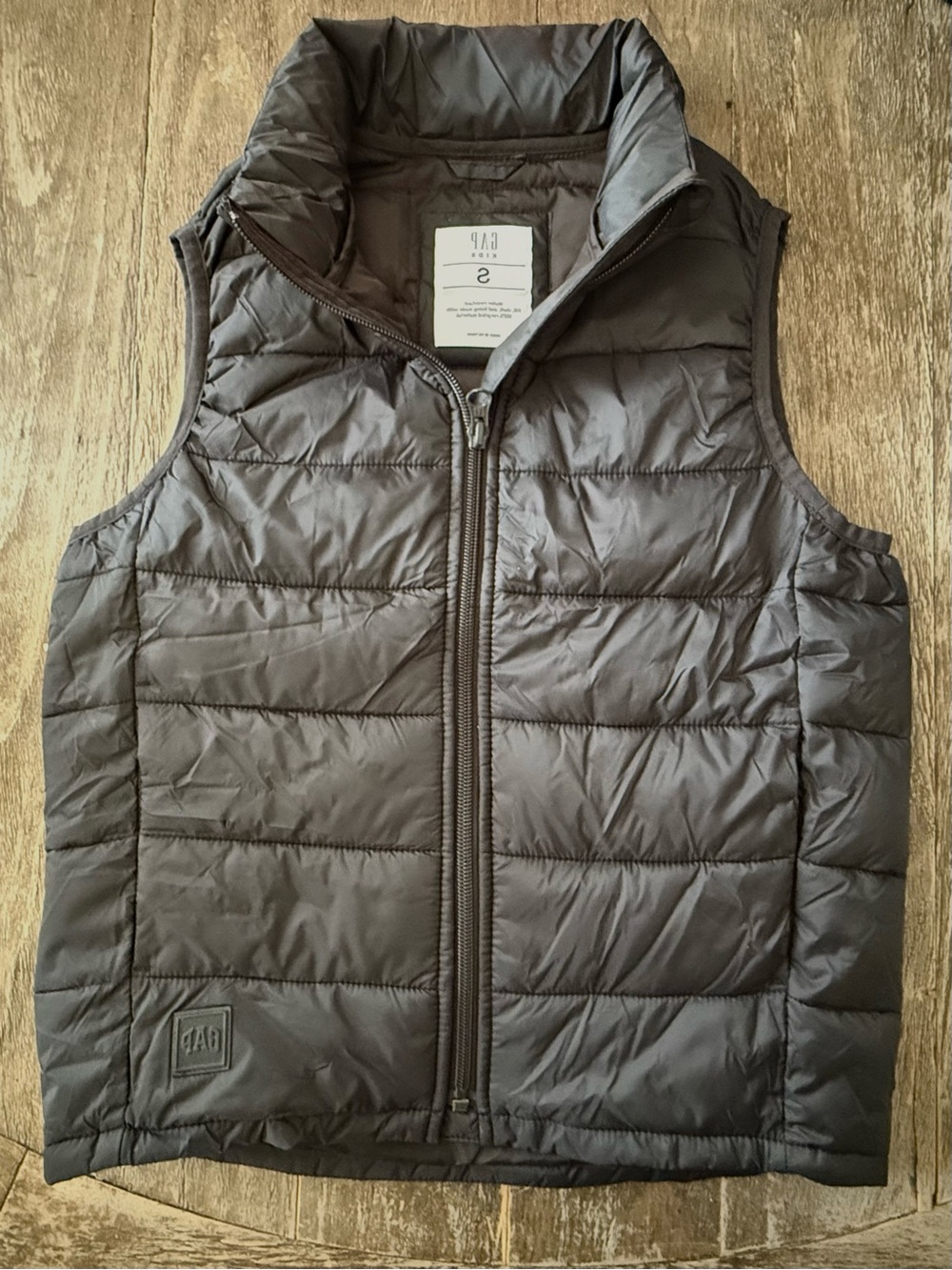 Gap Boys Quilted Puffer Vest - Black